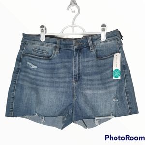 Blank NYC The Essex Classic Cut Off High Rise Jean Shorts Sharlene Womens 12 New